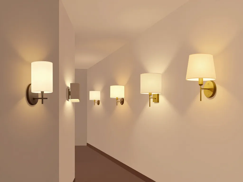 différents styles appliques murales pour couloir moderne et classique