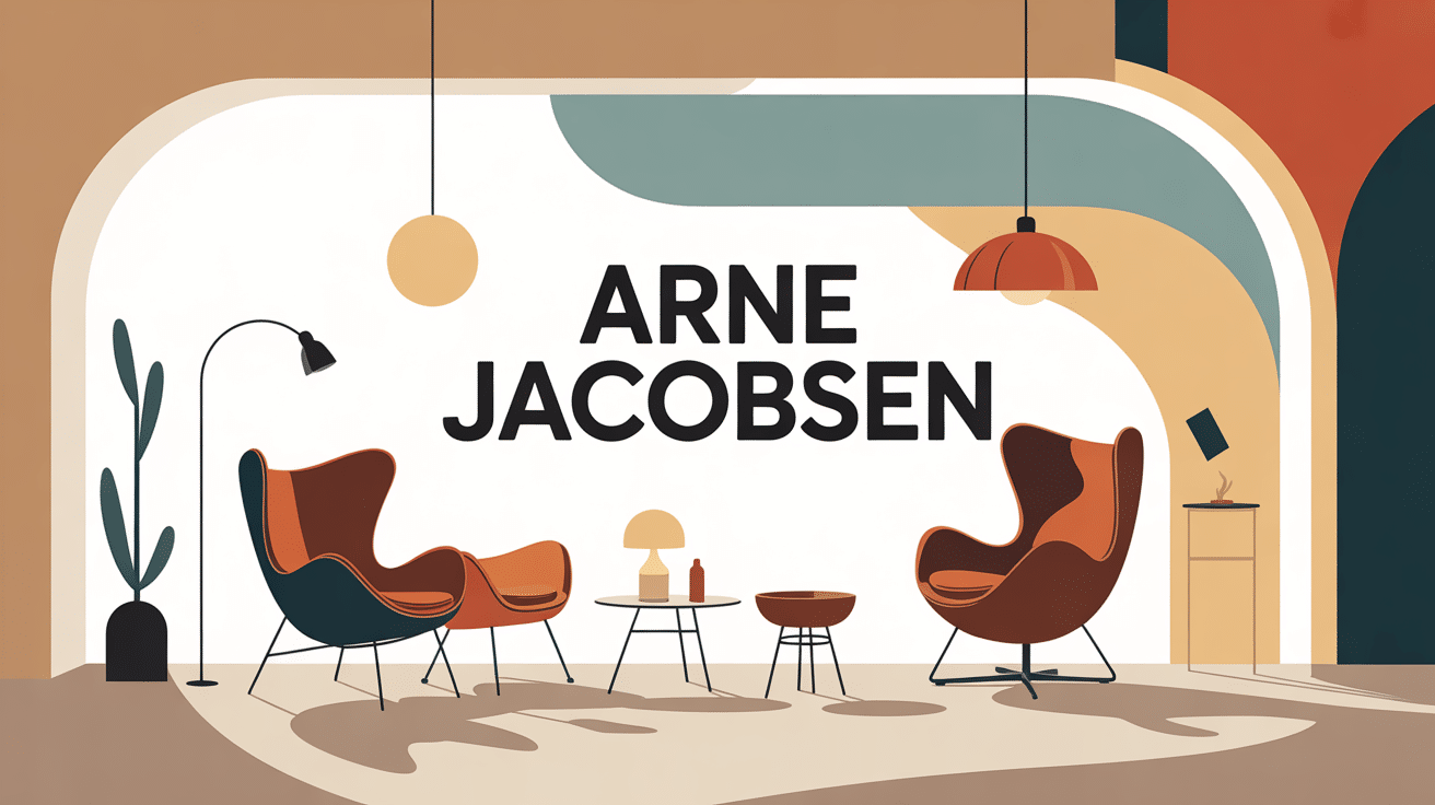 Hommage à Arne Jacobsen design scandinave moderne