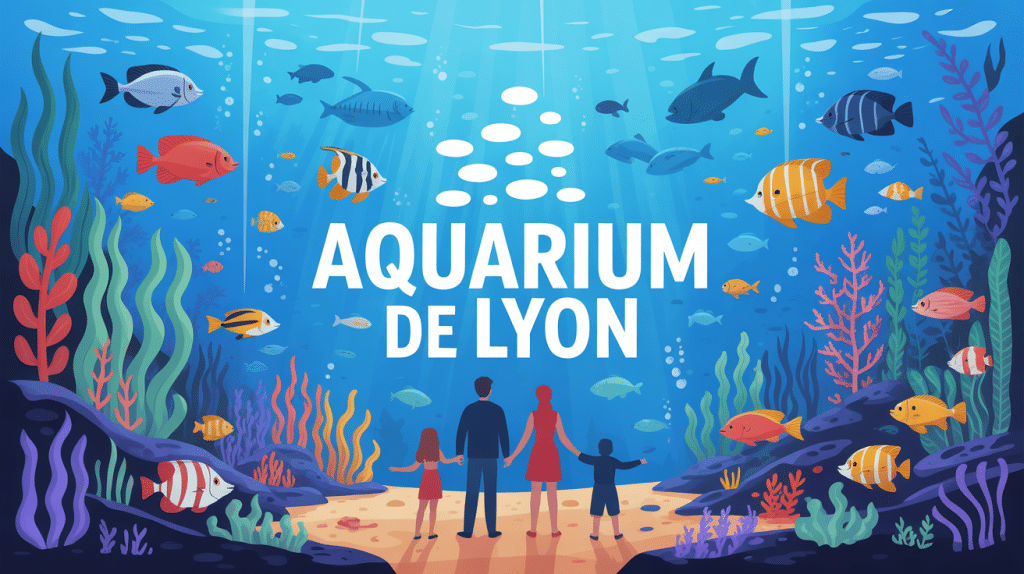 avis sur aquarium de lyon illustration famille ambiance ludique