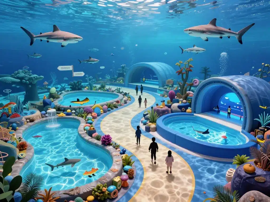 avis sur aquarium de lyon tunnel requin parcours piscine