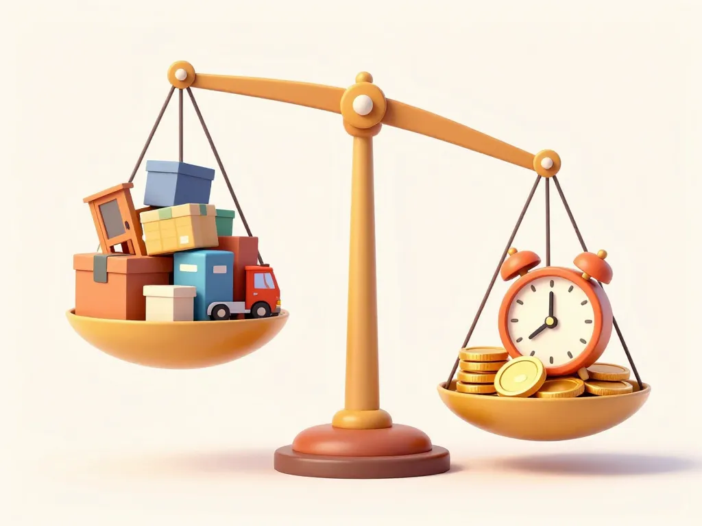 calculer le volume pour demenagement balance camion meubles budget