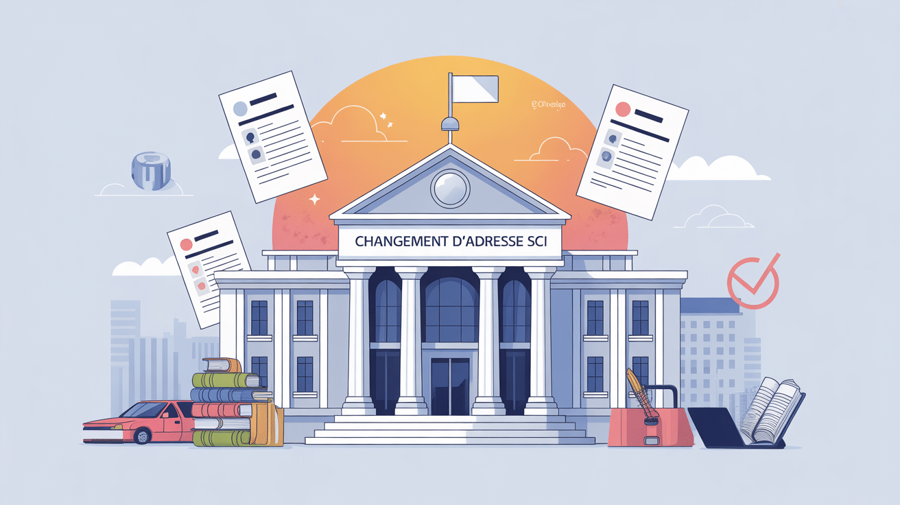 Changement d adresse d une SCI image processus juridique