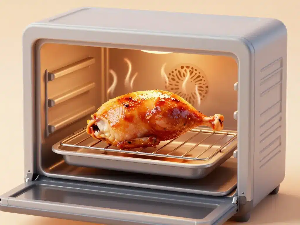 Schéma cuisson cuisse de canard au four au four