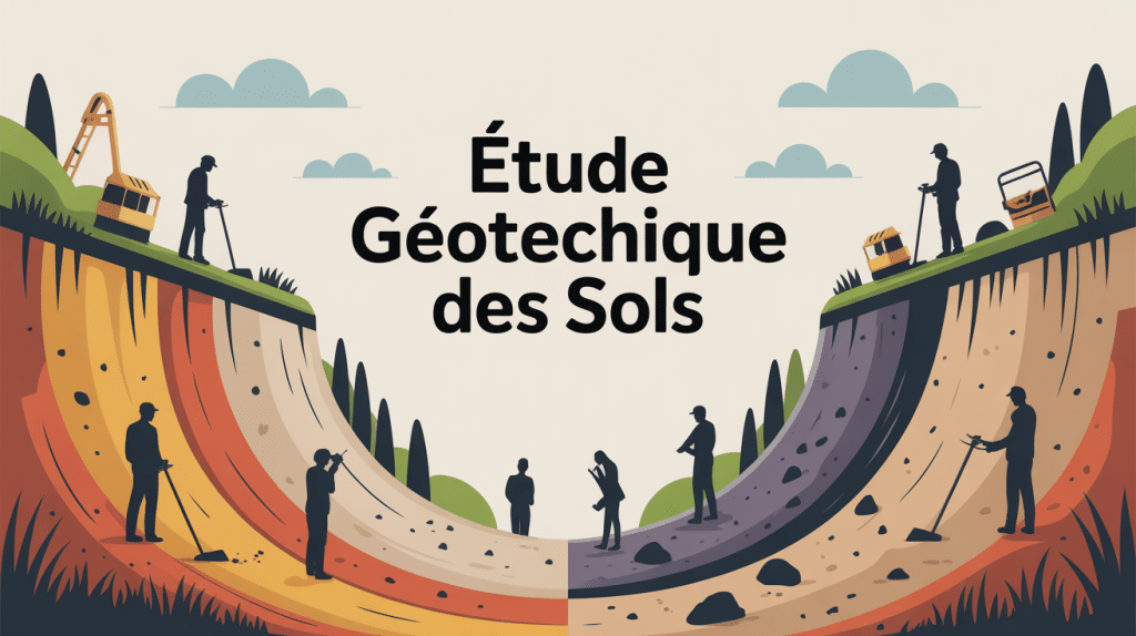 illustration coupe sol etude geotechnique des sols