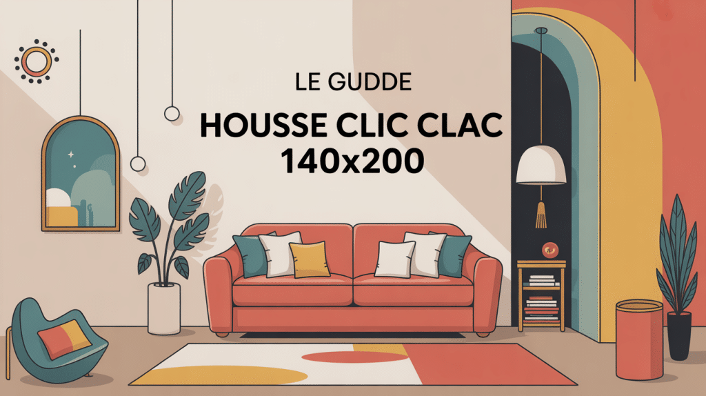 guide choix housse clic clac 140x200 moderne