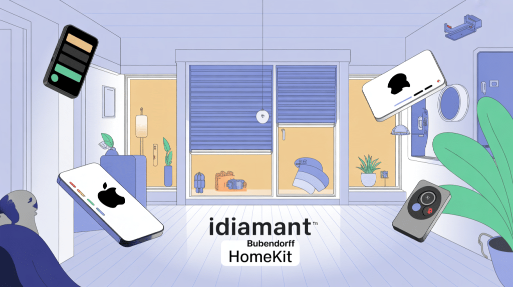 Illustration idiamant bubendorff homekit intégration