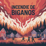 Illustration incendie Biganos forêt habitations pompiers