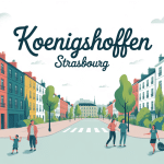 illustration quartier koenigshoffen strasbourg