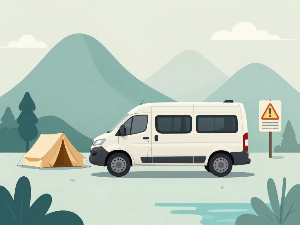 Van, camping sécurisé et routes Corse, location van en Corse