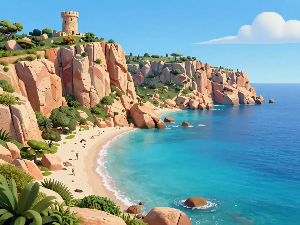 stintino sardaigne plages et paysages côtiers