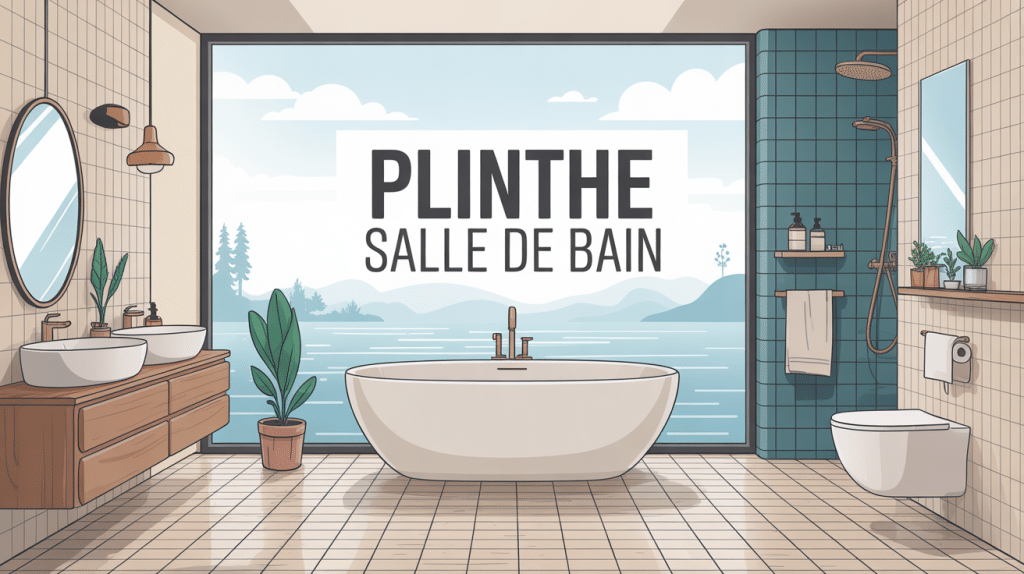 plinthe pour salle de bain moderne différents matériaux