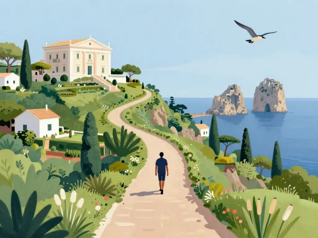 Que visiter ile de Capri points de vue Anacapri