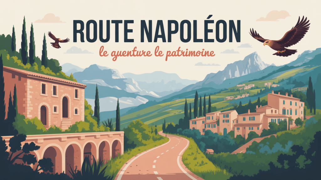 illustration route du napoleon panoramique historique