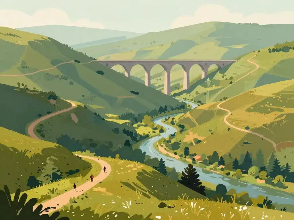 viaduc de clécy randonnée panorama vue