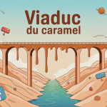 illustration du viaduc du caramel phénomène internet