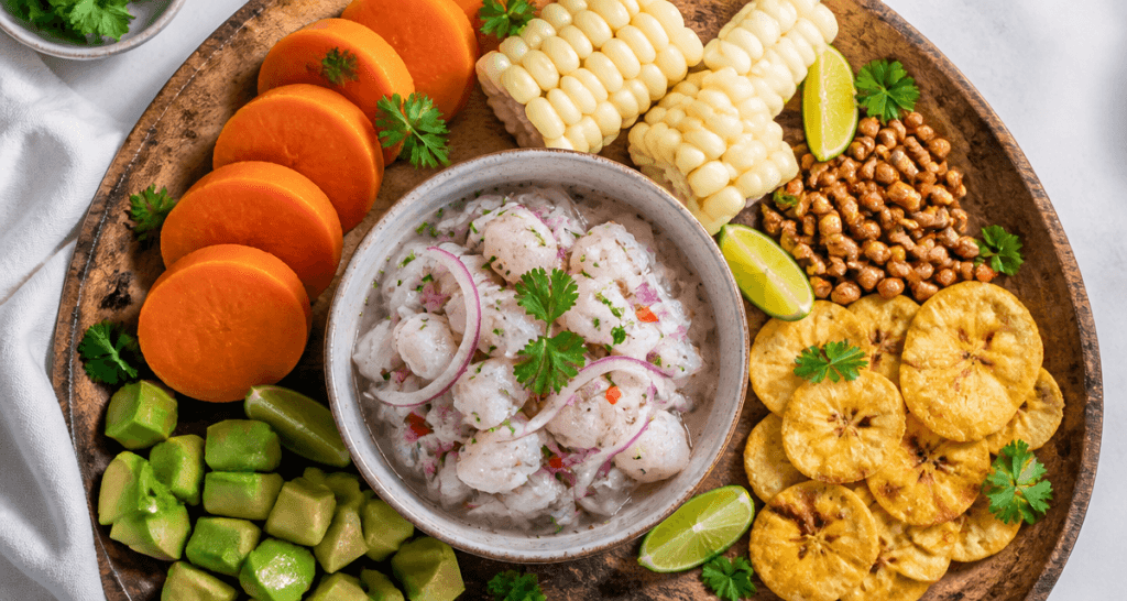 accompagnement ceviche plateau varié