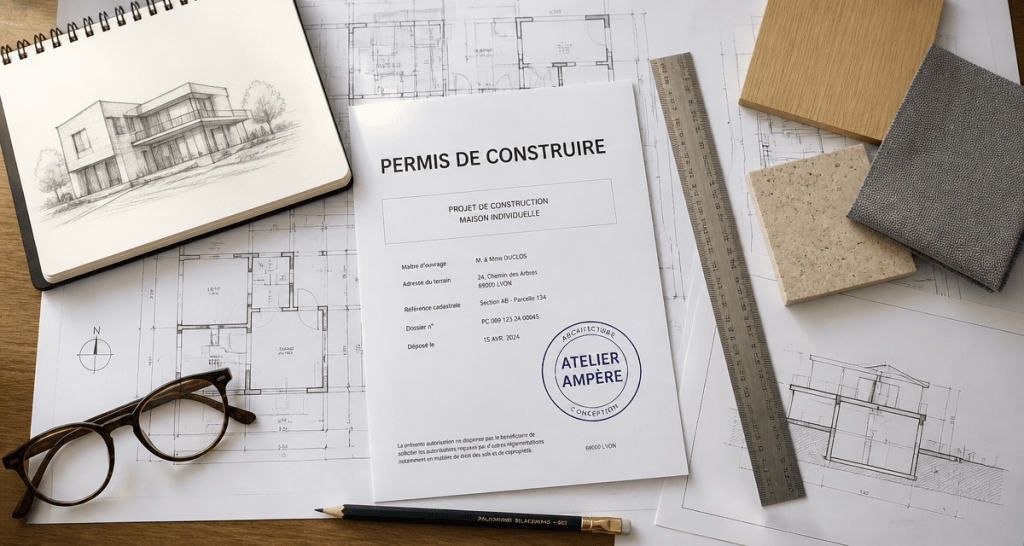 atelier ampere plans permis materiaux