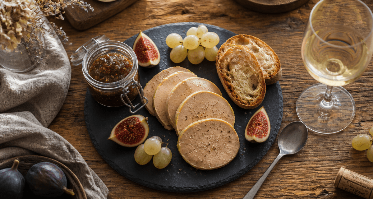 avec quoi servir le foie gras sur table de fête