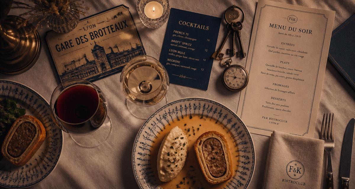 avis sur f&k bistroclub table dressée lyon