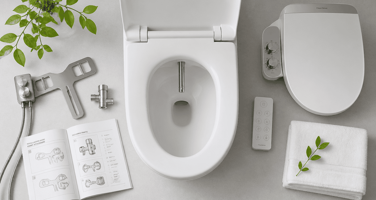 bidet toilet bidet accessoires sur plan de toilette moderne