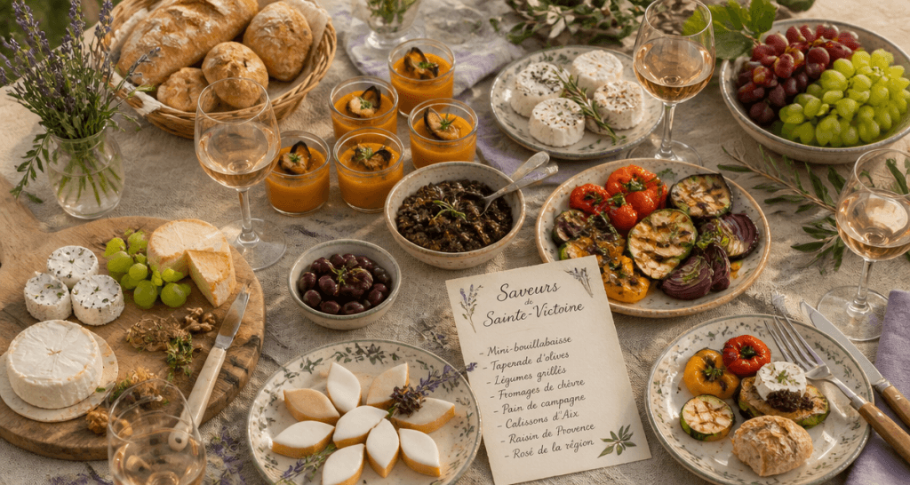 Buffet traiteur Aix en Provence avec spécialités provençales