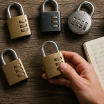 code cadenas combinaison main carnet