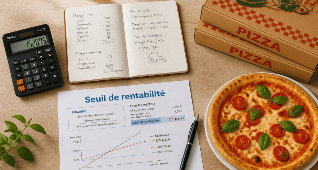 combien de pizza par jour pour etre rentable calcul pizzeria