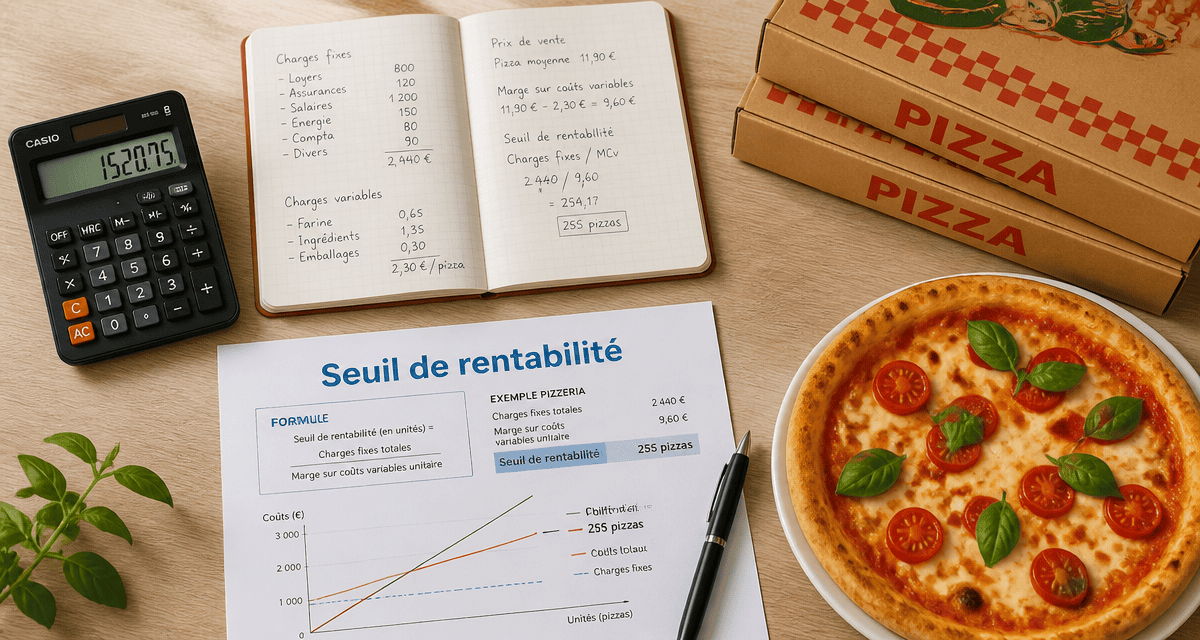 combien de pizza par jour pour etre rentable calcul pizzeria