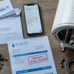 dédommagement pour absence d'eau chaude table facture
