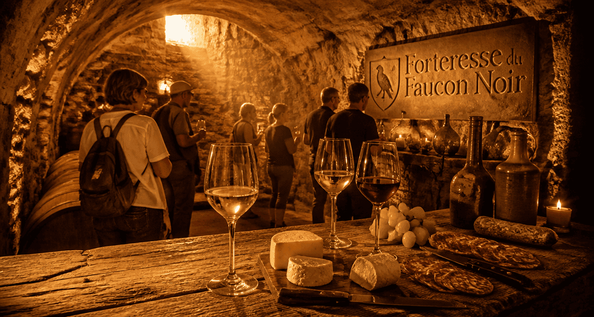 Dégustation vin Forteresse du Faucon Noir forteressedufauconnoir.fr