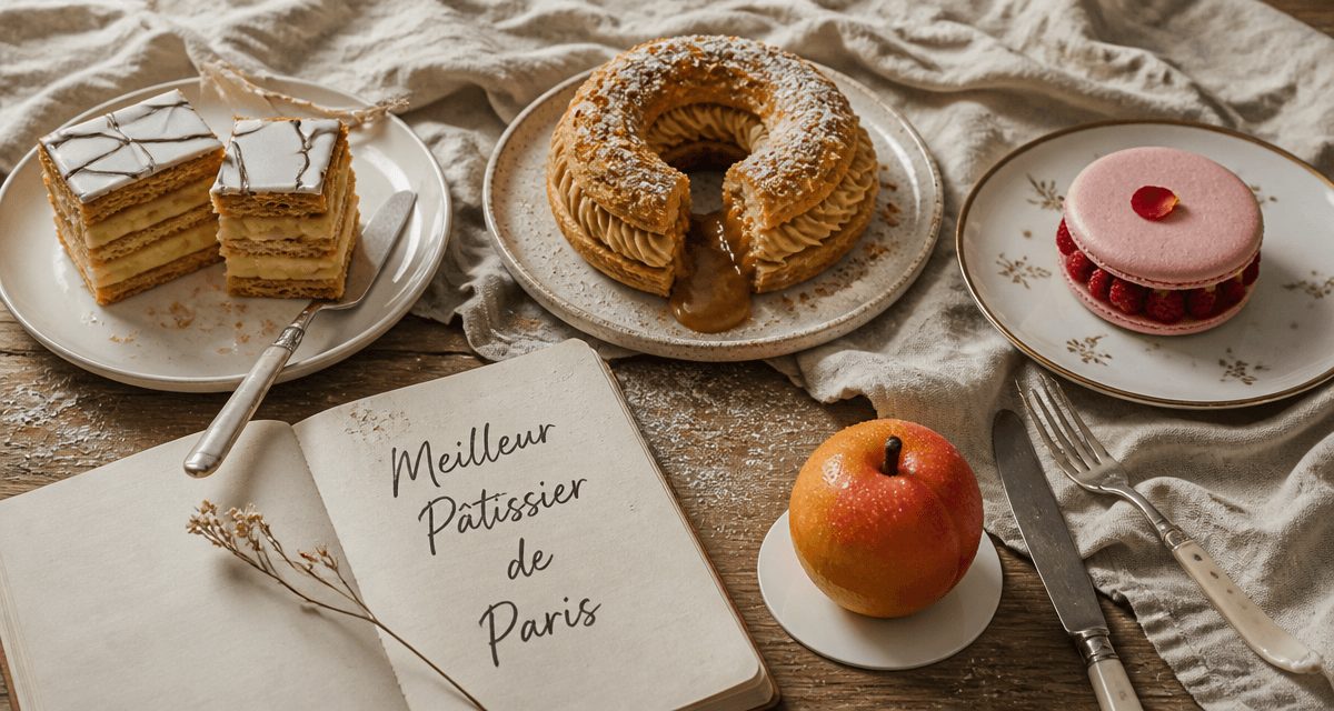 meilleure patissier paris pâtisseries emblématiques sur table