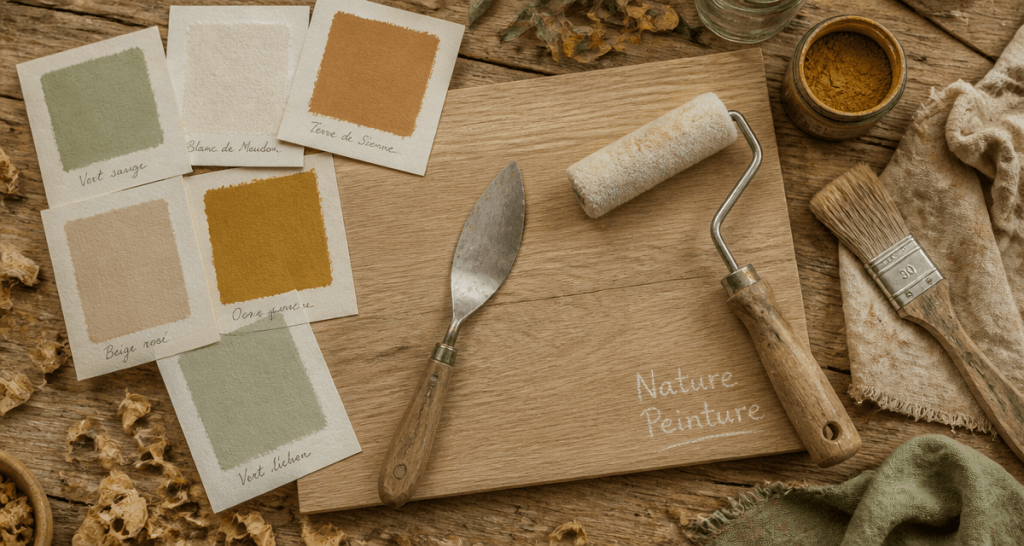 nature peinture échantillons enduits naturels atelier