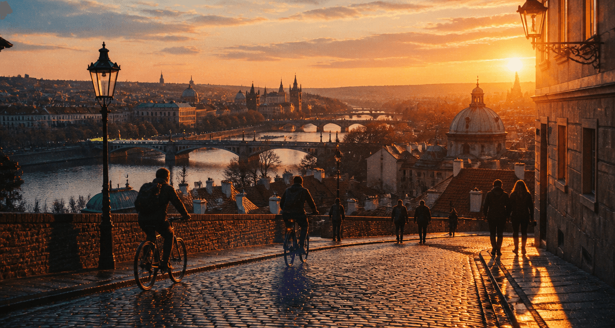 plus belles capitales d europe vue panoramique coucher de soleil