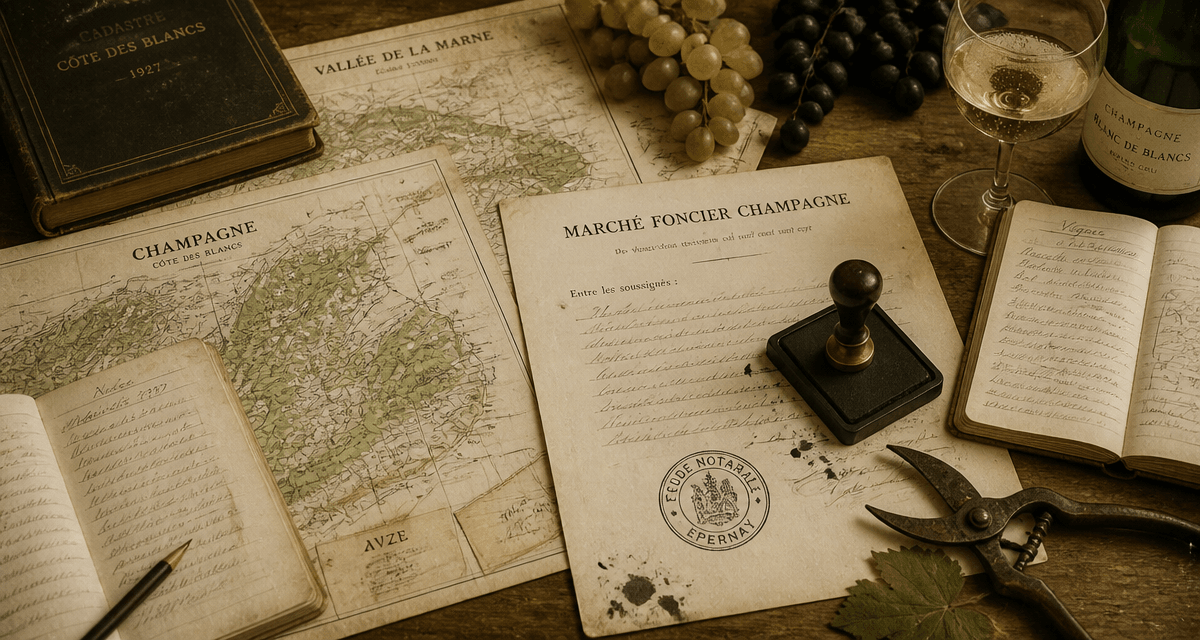 prix 1 hectare de vigne en champagne carte et acte notarié