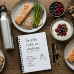 recette riche en proteine musculation table