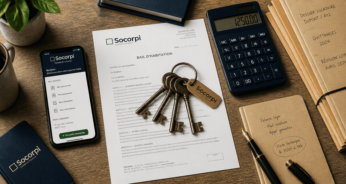 socorpi gestion locative clés bail