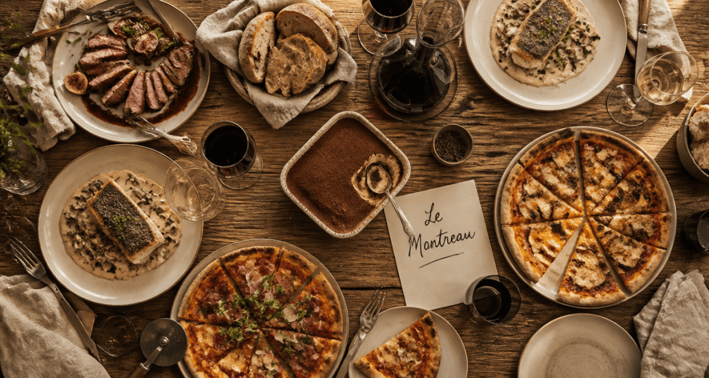 repas généreux restaurant le montreau