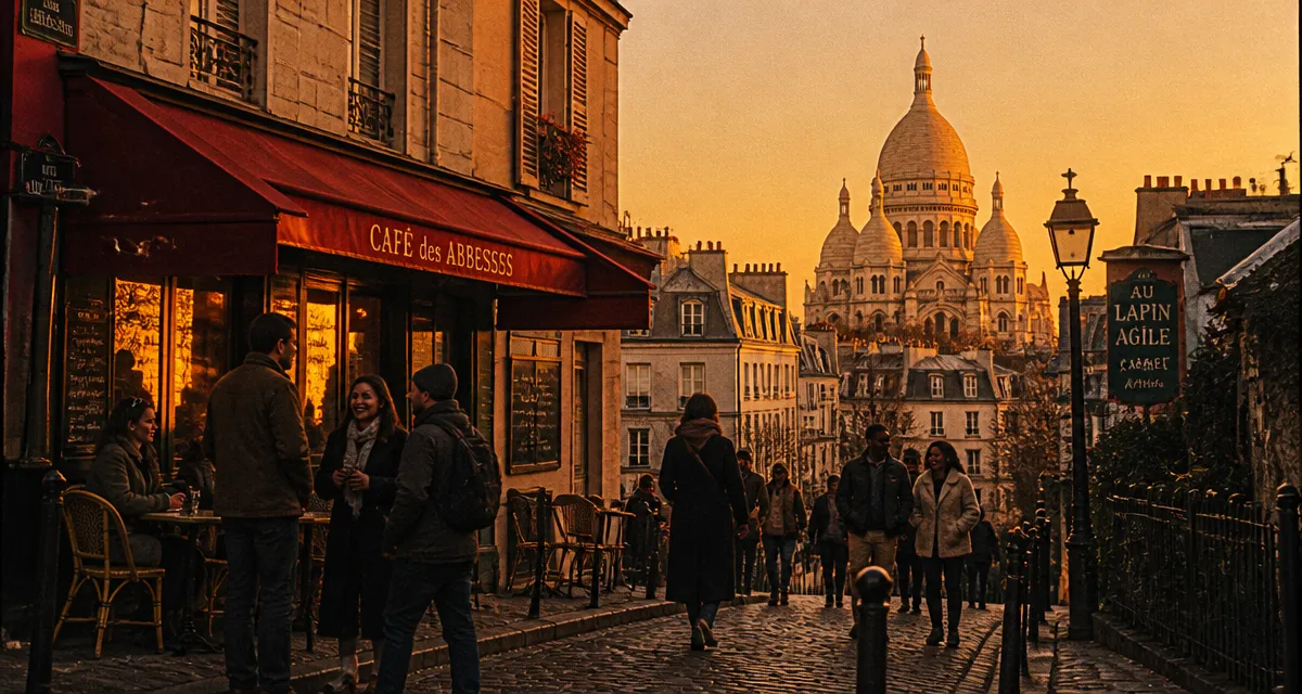 18e arrondissement de Paris à l’heure dorée