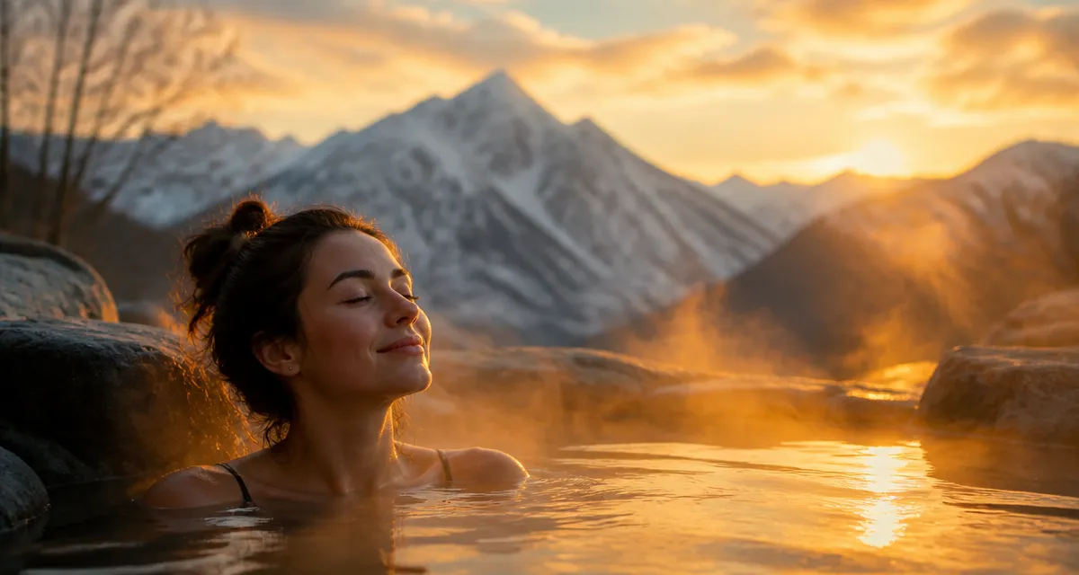 bain d eau chaude naturel montagne