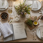 table dressée chef la belle assiette