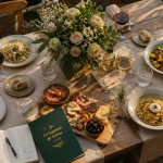 gourmet de genas - restaurant table dressée terrasse