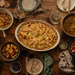 recette 10 personnes grande table plats partagés