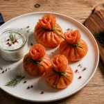 Entrée facile et chic : aumônières de saumon fumé à l’aneth