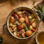 Meteo a la carte recette : potée terroir en cocotte fumante