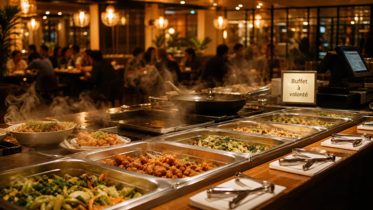 Restaurant chinois tignieu : buffet asiatique à volonté, wok et vapeur