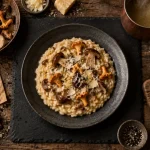 Les 5 grandes cuisines du monde : risotto aux champignons