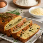 Recette salé : cake salé facile, tranche moelleuse