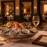 Restaurant les boisiers à Blain : plateau de fruits de mer, huîtres sur glace