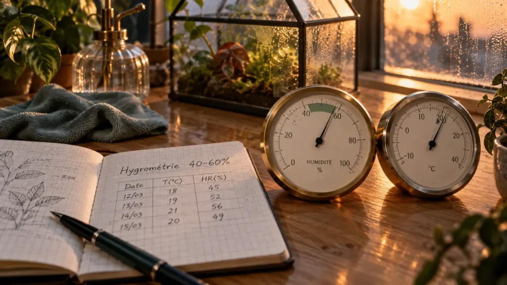 Hygrométrie trop haute ou trop basse : la fourchette qui change tout selon la pièce